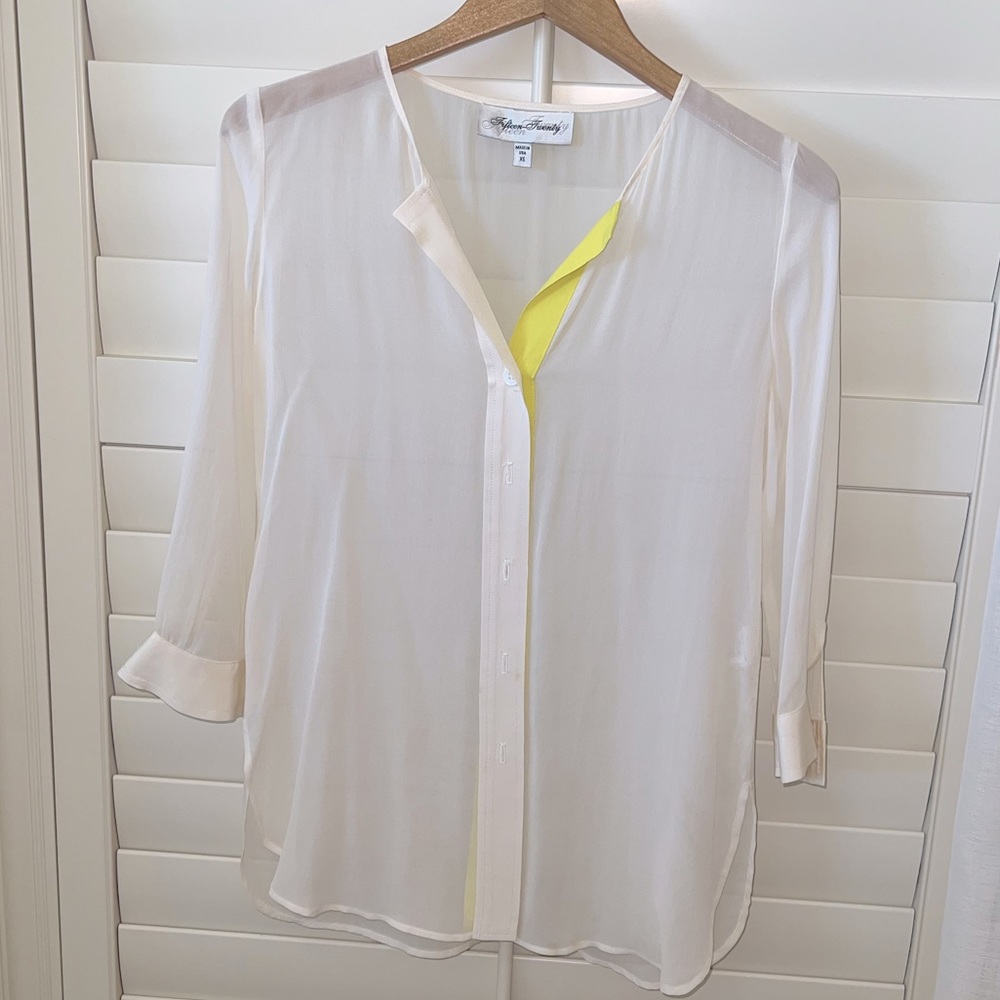 Fifteen-Twenty two tone see through blouse